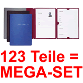 123-TEILIGES BEWERBUNGSMAPPEN-SET